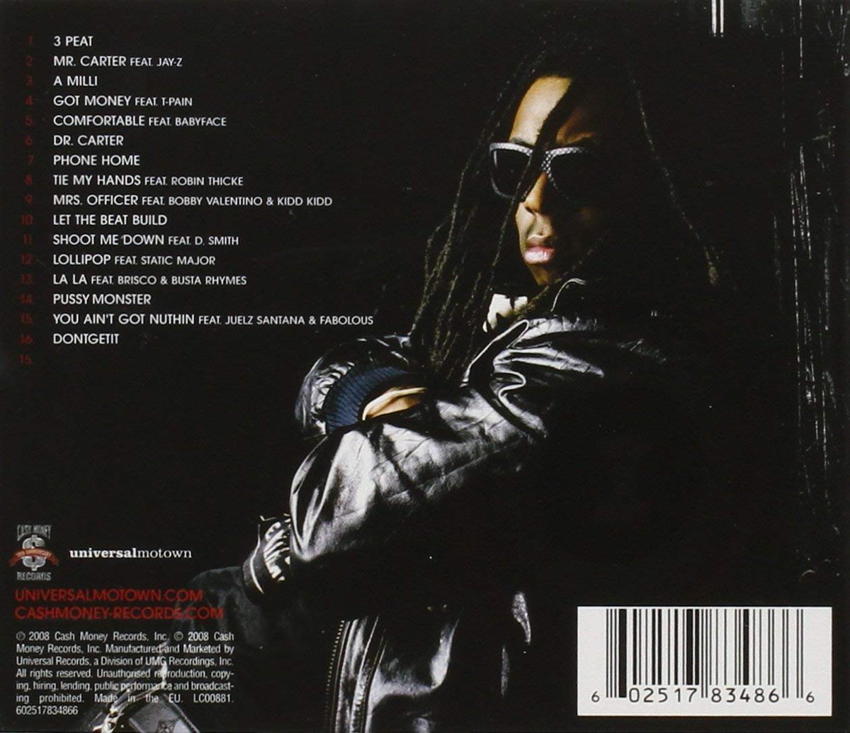 YoungTunechiYM's tweet photo. #ThaCarterV will be the only "Carter" album without the "Cash Money" Logo on the back of it. It's the end of an era people. R.I.P to the Cash Money Weezy, gone but not forgotten. #YM #FreeC5 #C5SZN #MulaSummer #TeamWeezy #TeamTunechi #LilWayne #YMFCMB https://t.co/xNmyNxdSuS