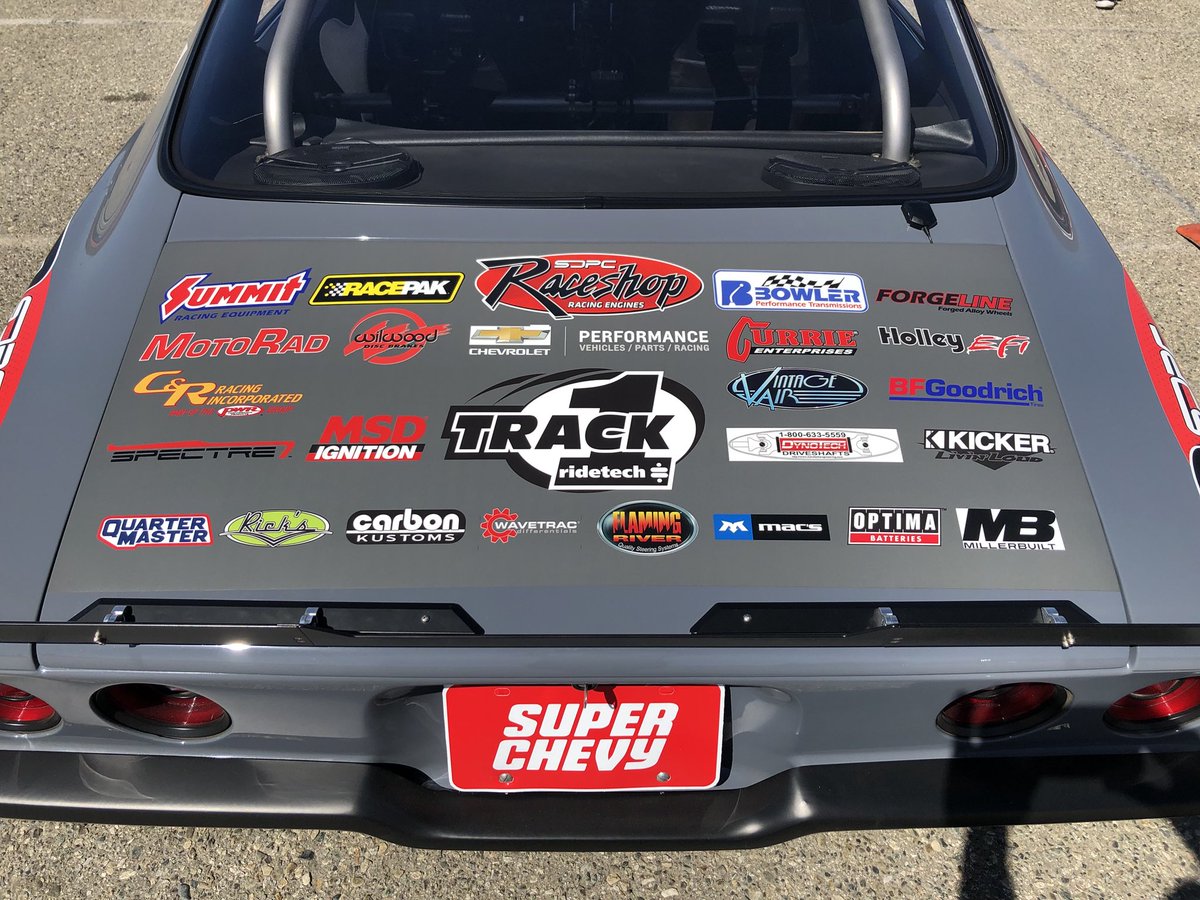 macstiedowns's tweet photo. Good luck today to our friend Chris Smith and the #RideTech #Track1Camaro competing in the Super Chevy Muscle Car Challenge at @ACSupdates. @superchevy #MacsTieDowns #TrustMacs @ridetech #SCMuscleCarChallenge https://t.co/cyoCgnxNNz