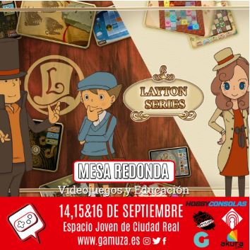 loop_gr's tweet photo. @PabloSQG @gamuzagaming Y no contento con eso, también se ha apuntado a la mesa redonda sobre videojuegos y educación que cerrará #EducaGaming 2018 el domingo 16 de septiembre a las 20h. https://t.co/eQZx2iW1Du