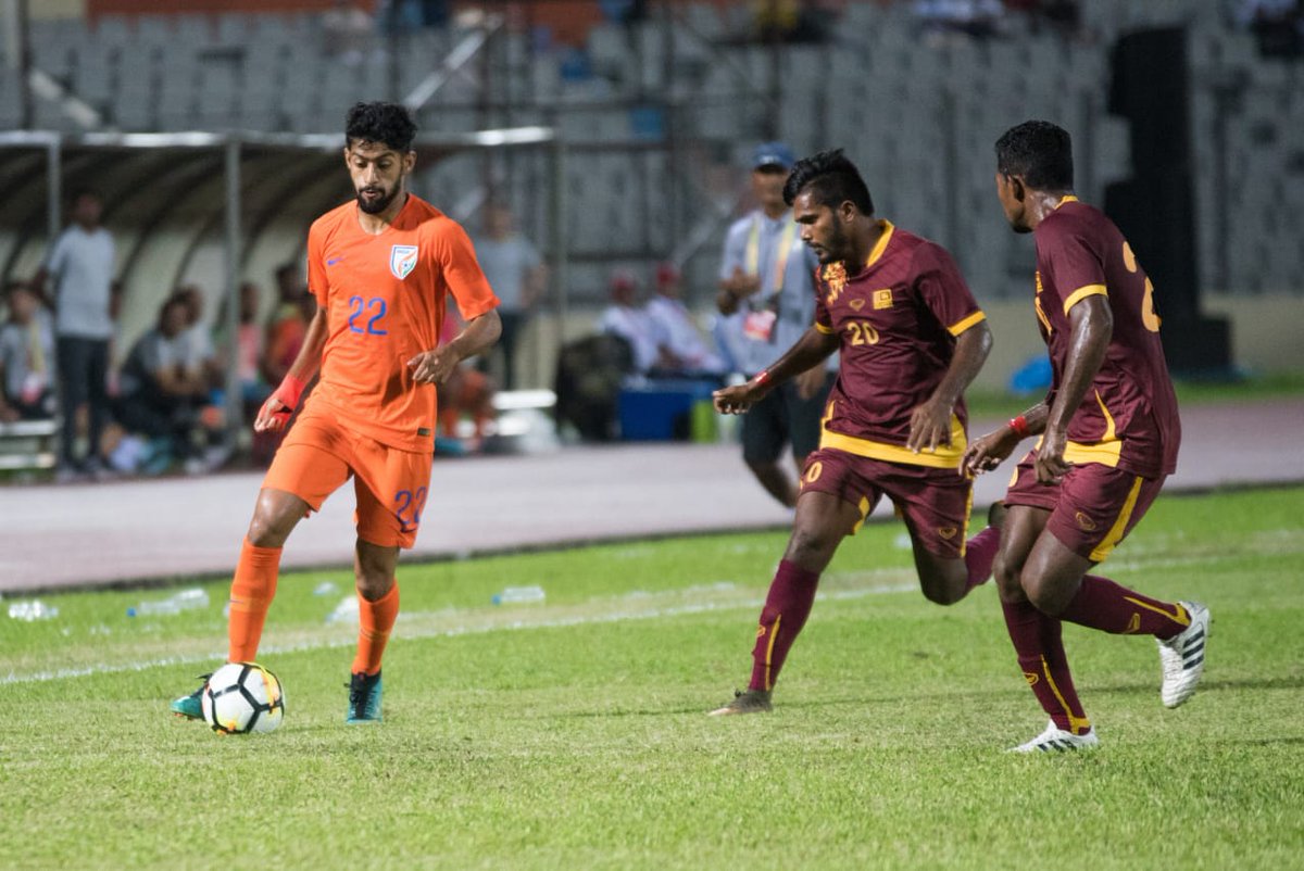 Into the finals of SAFF Champions Cup! Struggling to put my emotions into words but, I know nothing can make me and the team happier than this feeling. Time to focus on the trophy and get it home! 

#IndianFootball #SAFFCup