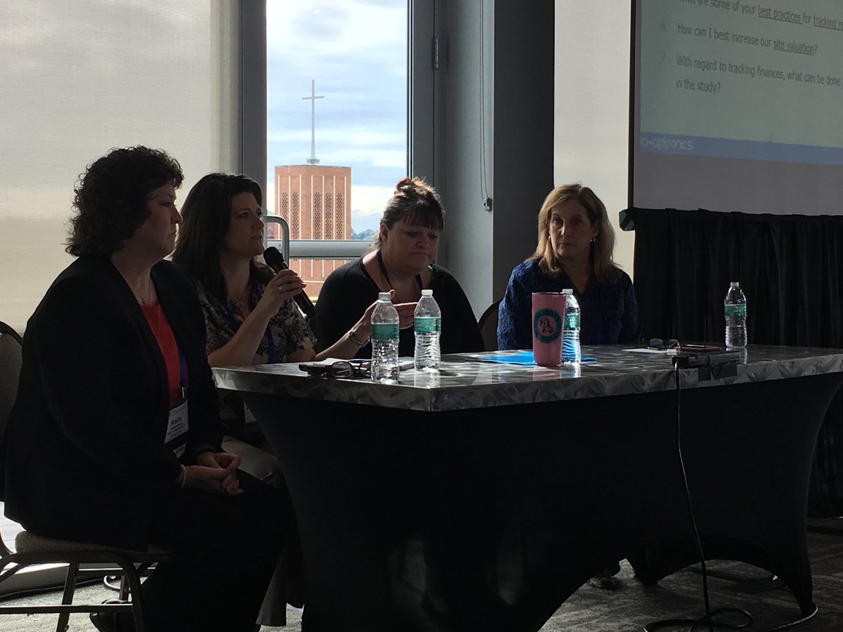 BioOptronics's tweet photo. The Finance panel at #CORE18 discussed how CTMS can be used to improve financial management in clinical research! https://t.co/giUn6br5mi