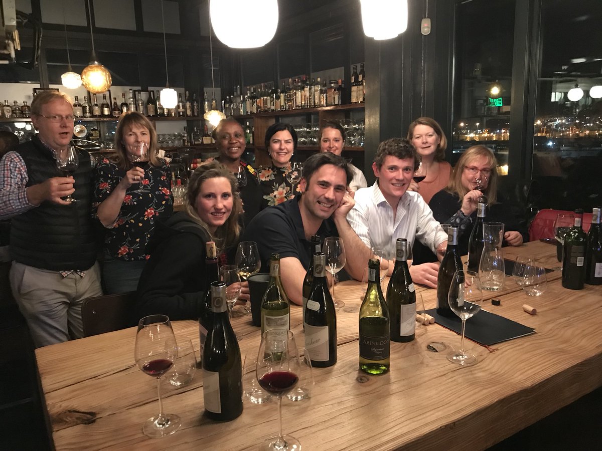 The #WSETinAfrica crew <a href="/PotLuckClubCT/">The Pot Luck Club</a> - <a href="/WSETglobal/">WSETglobal</a> <a href="/R99Wine/">Elizma Myburgh</a> <a href="/grapeslave/">GrapeSlave</a> <a href="/KznWine/">Laurie Cooper (Smorthwaite)</a> <a href="/winenjiru/">winenjiru</a> <a href="/RichardJKershaw/">Richard Kershaw MW</a>. #awesometimes #awesomewines