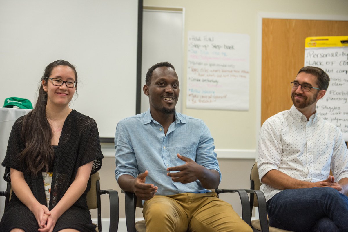 MSACommCorps's tweet photo. We had a wonderful time catching up with some of our #CommonwealthCorps Alumni last month! Thank you all for taking the time to share your experiences and advice with this year's members during orientation. #InspireUniteAct #TBT https://t.co/8QYlXYaQoA