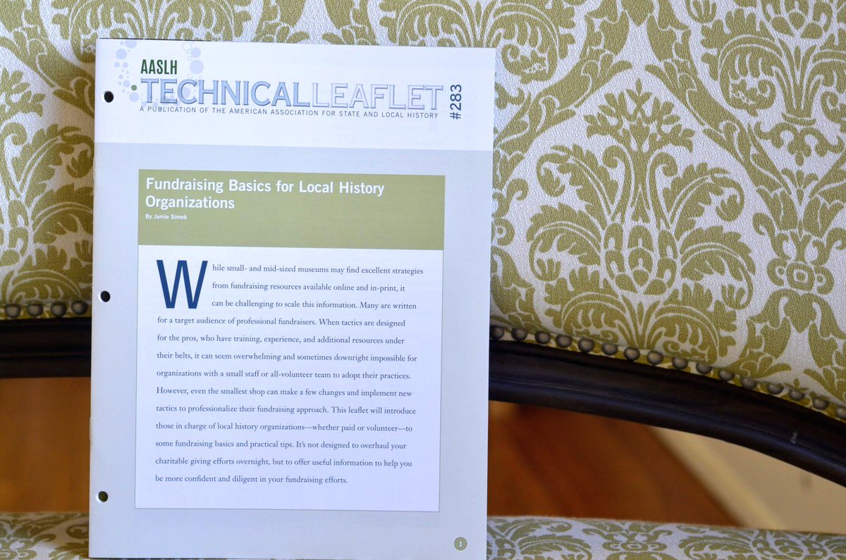 The four stages of fundraising: identify, cultivate, ask, and steward. Get advice from the fundraising pros in our latest Technical Leaflet, "Fundraising Basics for Local History Organizations" -- thank you, <a href="/JamieSimek/">Jamie Simek</a>, <a href="/IndianaHistory/">Indiana Historical Society</a>, and <a href="/IndianaLHS/">IndLocalHistServices</a>!