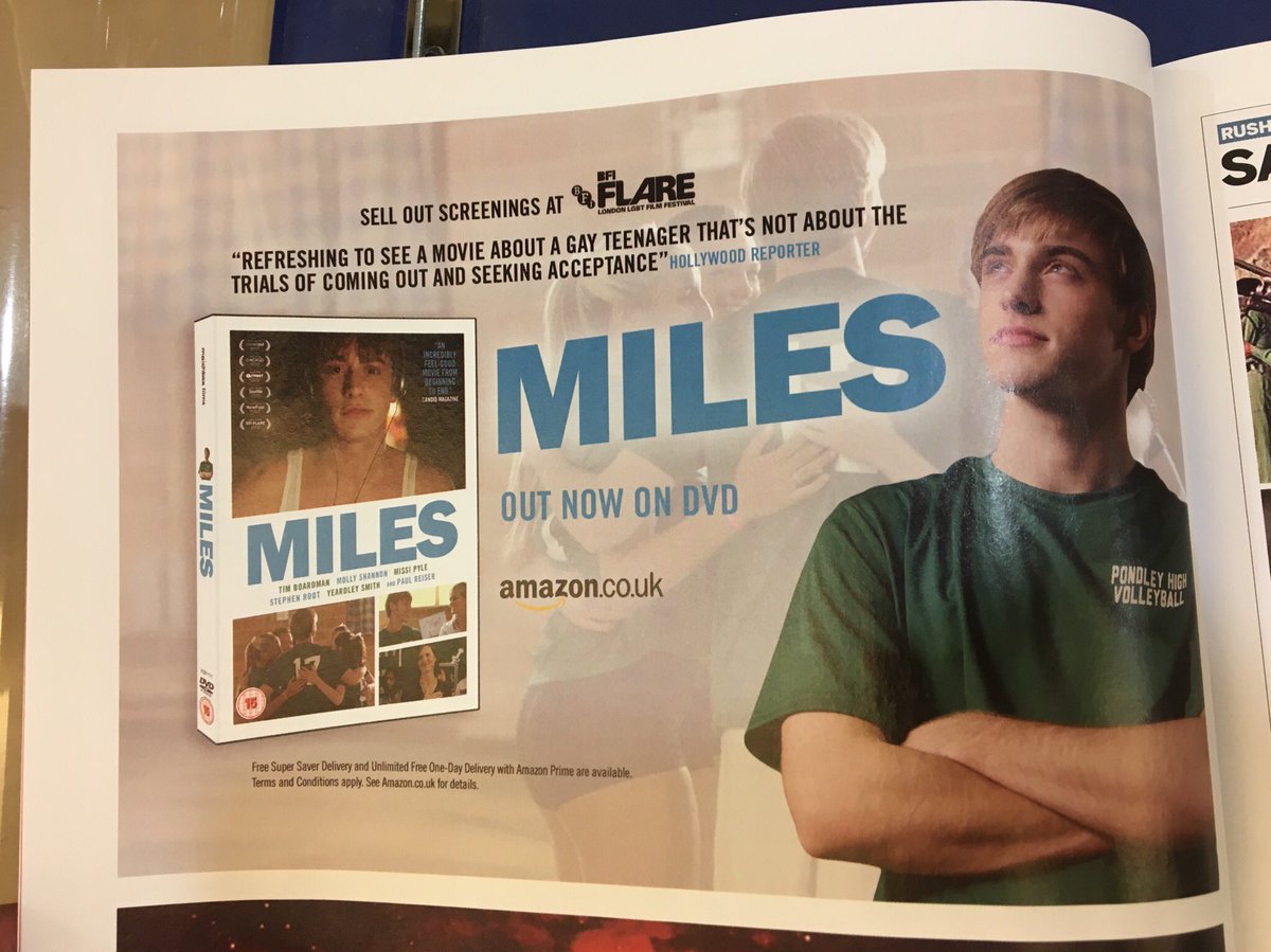 Have you grabbed your copy of this month’s <a href="/SightSoundmag/">Sight and Sound magazine</a>?
Check our ad for <a href="/milesthemovie/">Miles</a>! 😍

Out now on DVD, buy your copy here: amzn.to/2QowBz7
