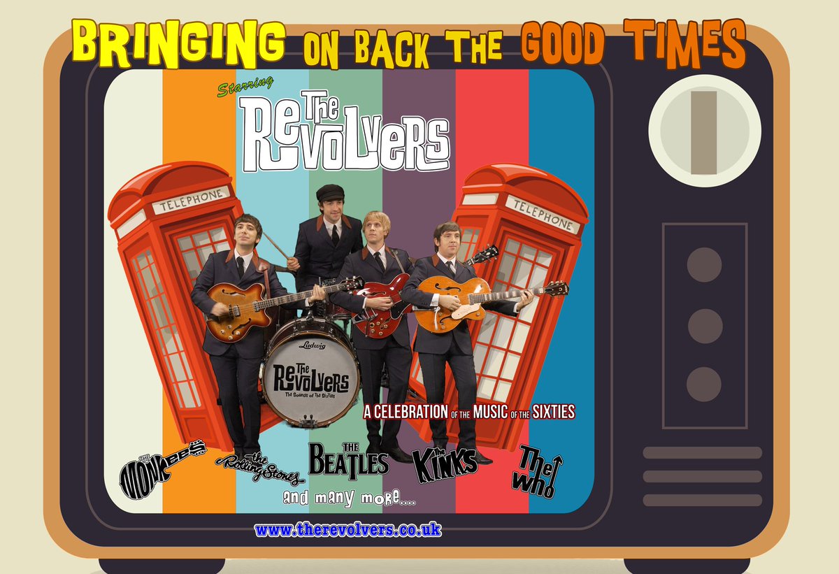 Our HEADLINE act can be confirmed! 

Playing <a href="/MelthamMemories/">Meltham Memories</a> in 2019 - The Revolvers. Huge range of songs! #TheBeatMovesOn