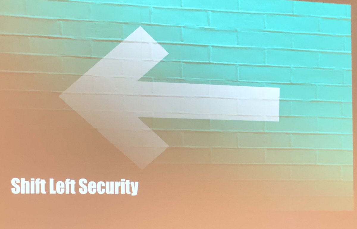 DutchALMUG's tweet photo. Shift Left on Security! Makenot part of your DevOps teams! #DevOps #Security https://t.co/hFpNH09YF5