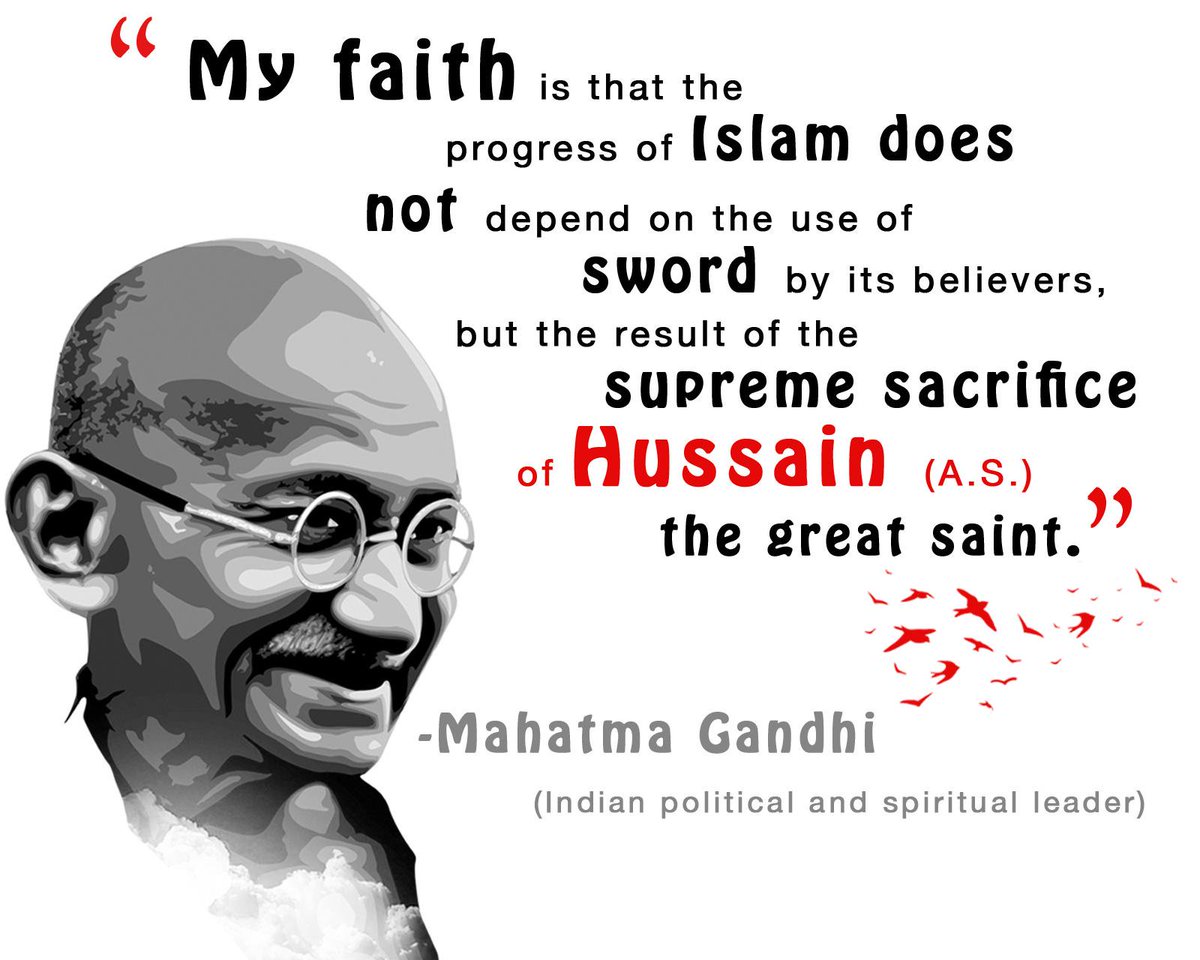 Saqlainz's tweet image. Hussain as the great Saint.. 
#HussainSaveHumanity