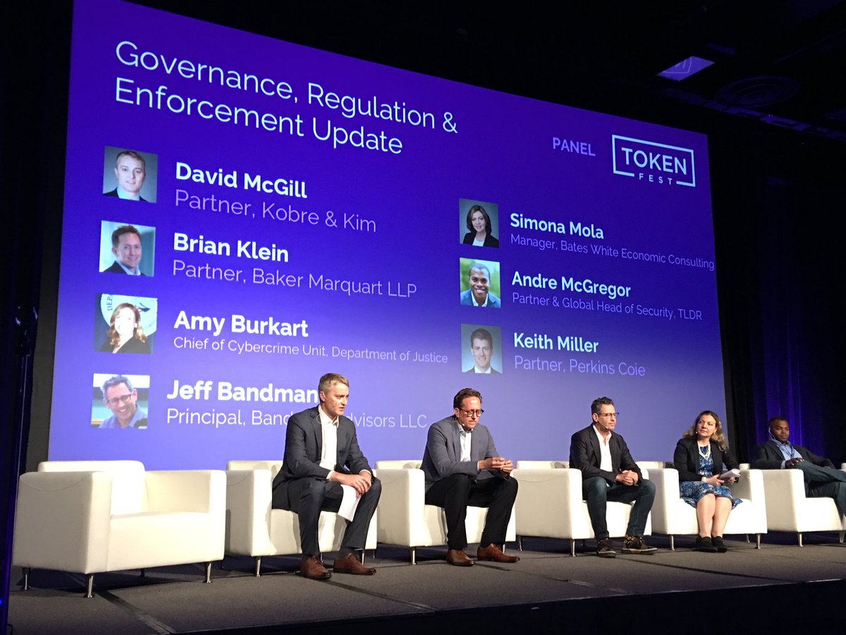 SteelCoreBTC's tweet photo. Interesting panel discussion.  Tension between innovation and balancing regulation. Blockchain / Cryptocurrency Goverance, Regulation &amp; Enforcemwnt Update. #tokenfest #Boston https://t.co/1t5pURvq0q