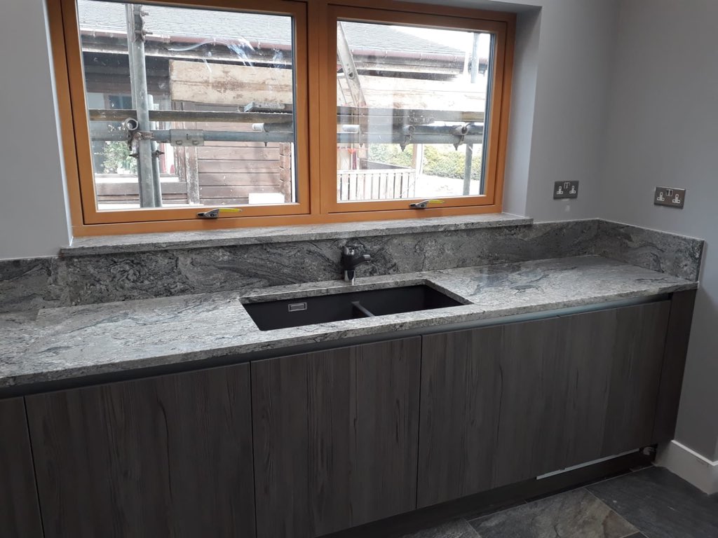 AMD_stone's tweet image. Our latest installation - White Piracema Granite.
Simply Stunning!