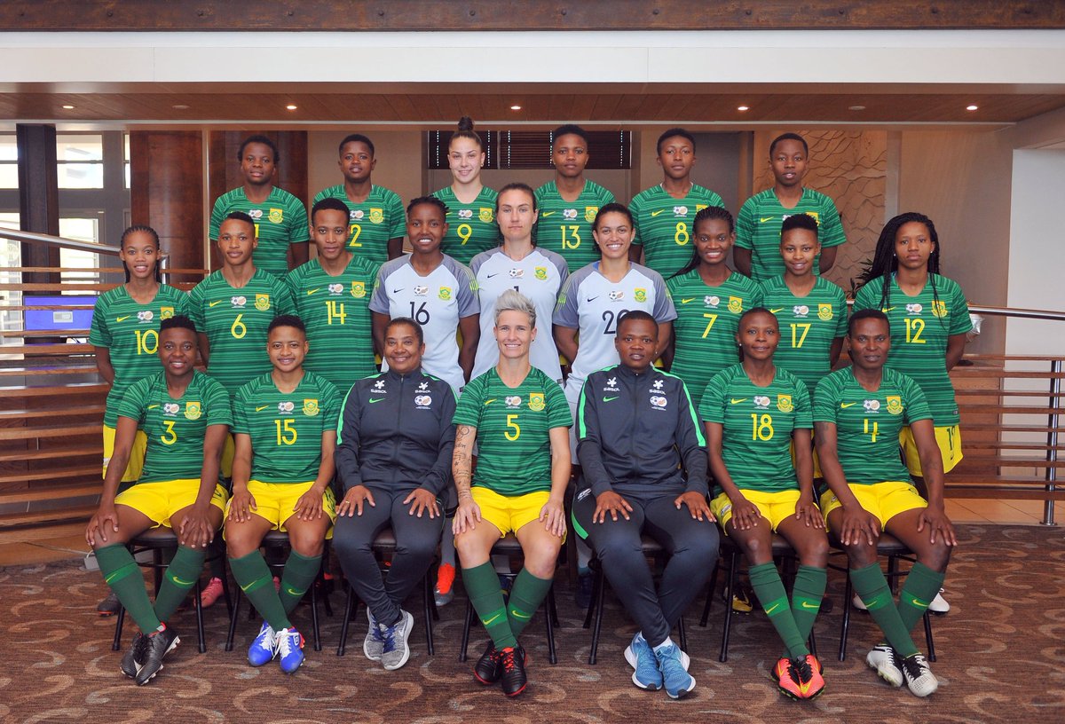 Banyana_Banyana's tweet photo. The new @Banyana_Banyana away kit which they will unveil during the 2018 COSAFA Women's Championship currently underway in Port Elizabeth #limitless @SasolLeague @SAFA_net @COSAFAMEDIA #womensfootball https://t.co/GCABKWKyo7