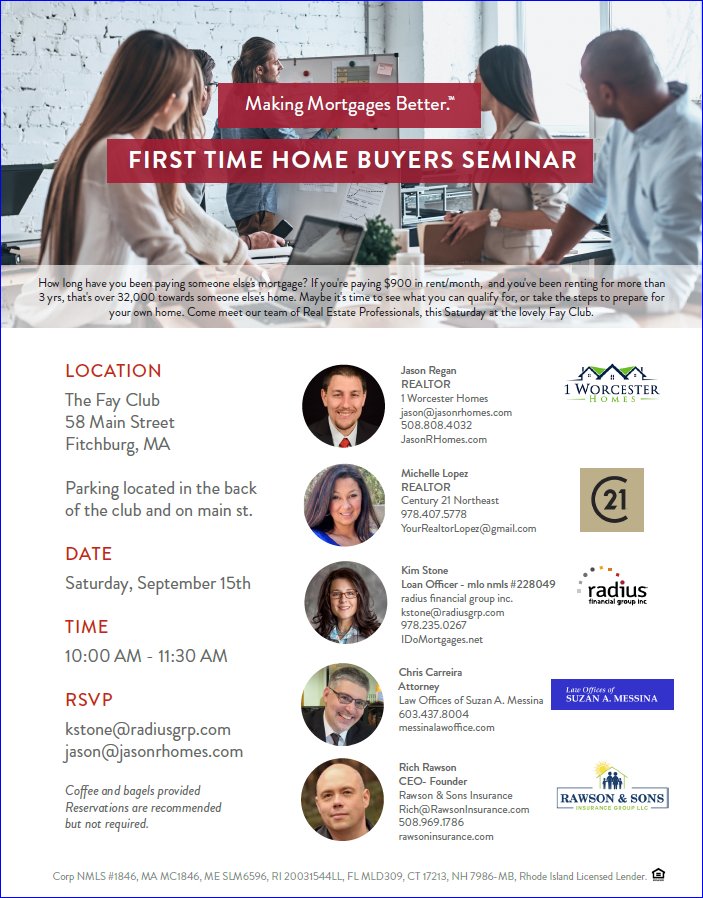 RawsonInsurance's tweet image. Thinking about investing in your first home? Stop by our First Time Home Buyers Seminar this Saturday, in Fitchburg!