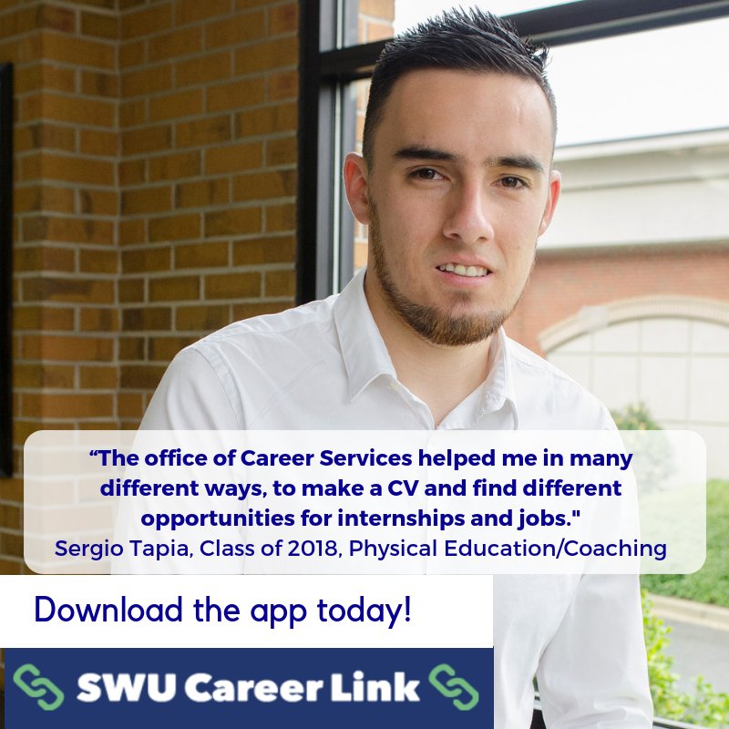 SWUCareers's tweet image. Don't put off getting help from Career Services! Check out the success of one of our recent grads!
Go to swu.edu/careerservices to get started!