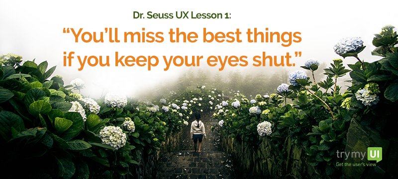 11 #UX lessons from Dr. Seuss: trymyui.com/blog/2018/09/1… #usertesting #UserExperience #productdesign #webdesign