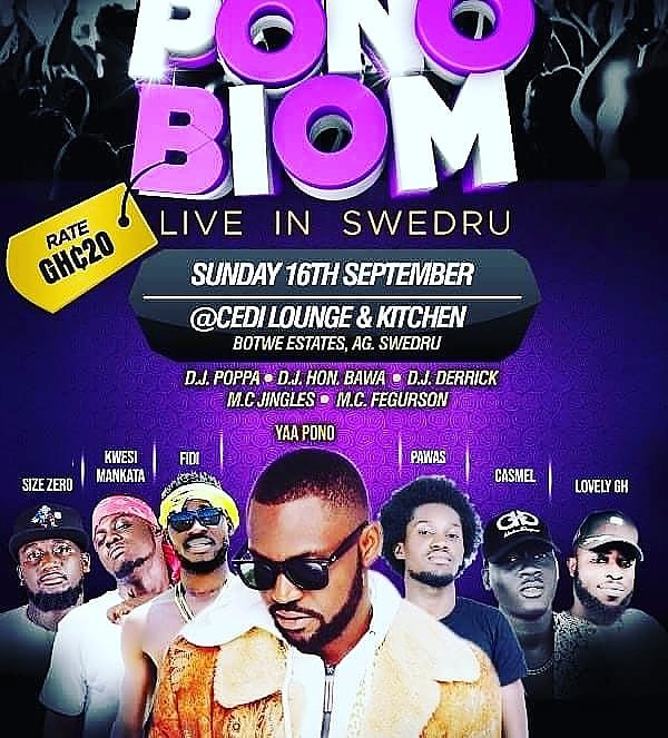 ArtisticQueen44's tweet photo. Come let's celebrate and chill inside #SWEDRU ... Turn up... 16th September @cediloungeand_kitchen #webadFamily #UptownEnergy @ponobiom @desuperstarr @thathardnigga https://t.co/KGtWRH0N4Q