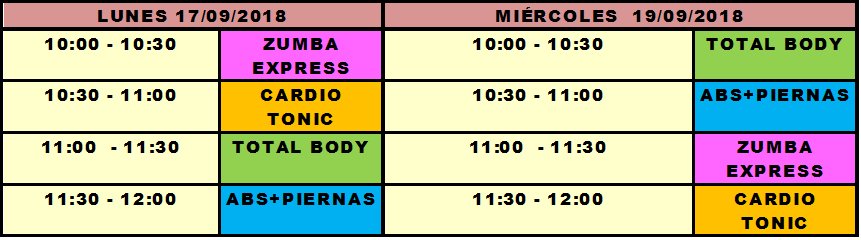 avalon_kai's tweet image. ¡¡A semana que vén comezamos co #CircuitPower!! 💪💪💪💪
Estes serán os horarios da próxima semana (despois iranse cambiando dependendo das vosas preferencias)  ⏰😉