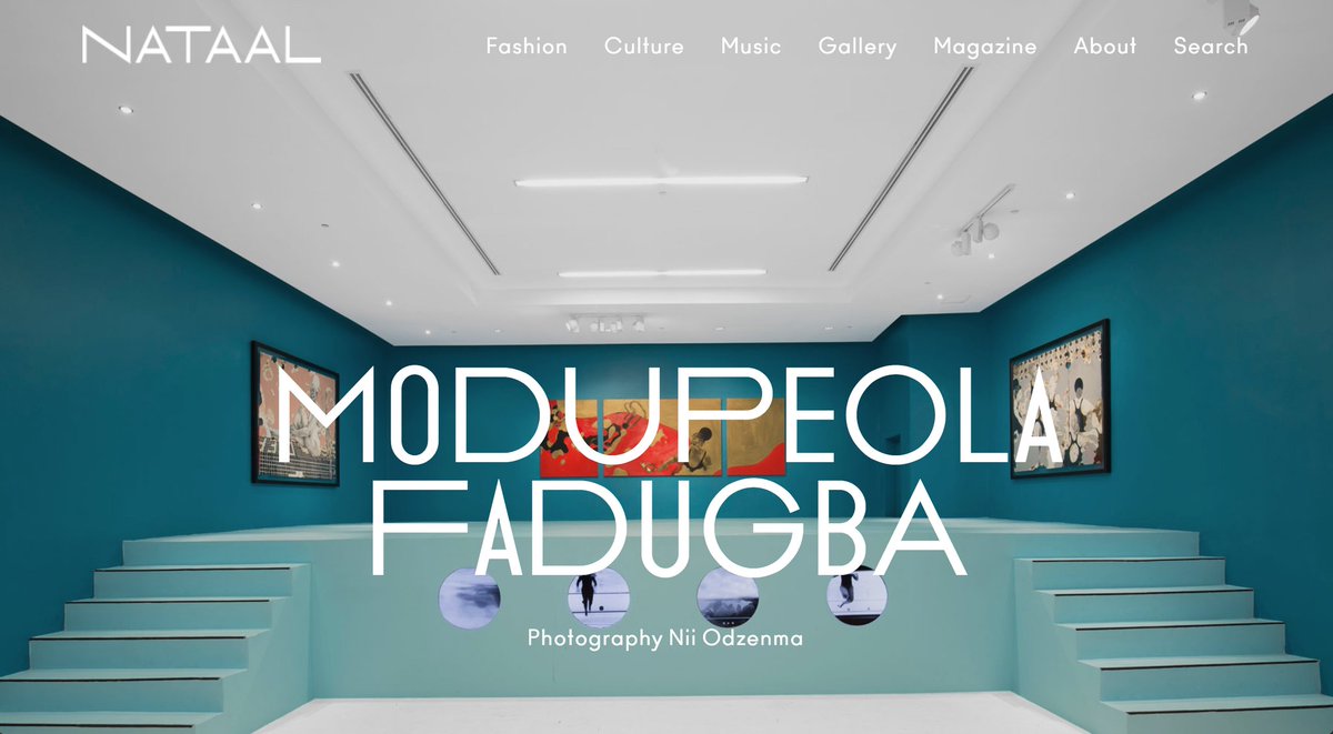 Gallery1957 (@gallery1957) on Twitter photo Artist Modupeola Fadugba speaks about her current solo exhibition, Dreams from the Deep End, and her art practice in Nataal! Read the piece : nataal.com/modupeola-fadu… thanks <a href="/hellojennings/">Helen Jennings</a>
The exhibition is on display in <a href="/Gallery1957/">Gallery1957</a> Gallery 2 until the 31st of October, 2018. Artist Modupeola Fadugba speaks about her current solo exhibition, Dreams from the Deep End, and her art practice in Nataal! Read the piece : nataal.com/modupeola-fadu… thanks <a href="/hellojennings/">Helen Jennings</a>
The exhibition is on display in <a href="/Gallery1957/">Gallery1957</a> Gallery 2 until the 31st of October, 2018.