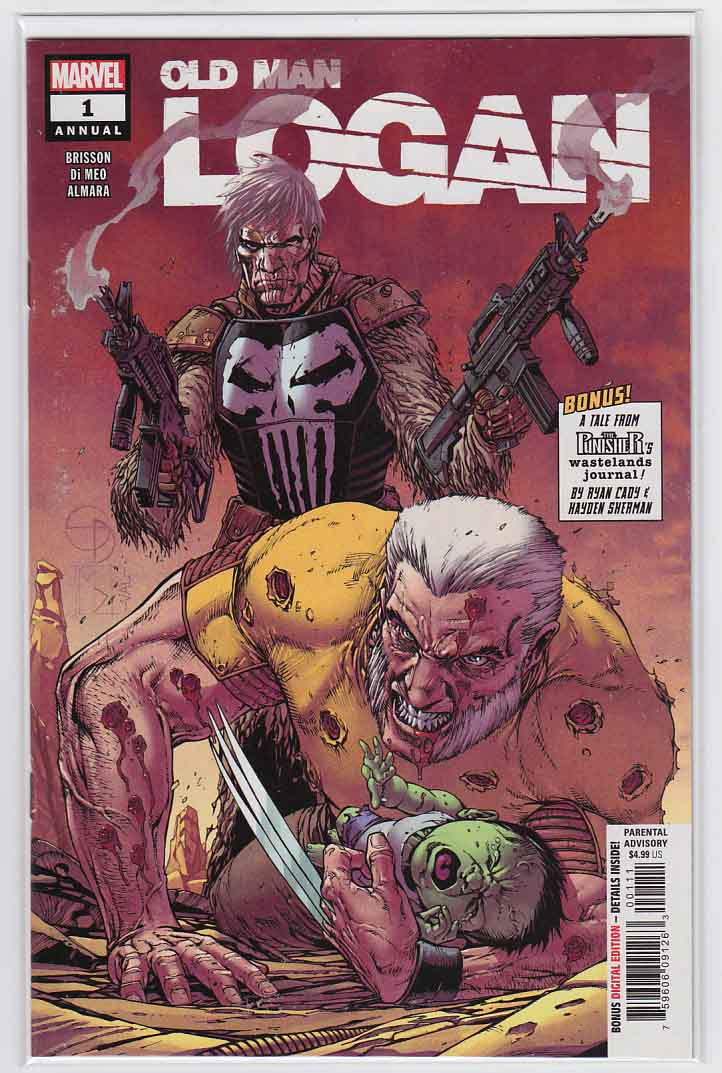 MakeMyComicRare's tweet photo. #OldManLogan Annual #1 (2018) #ShaneDavis #EdBrisson #RyanCady  #SimoneDiMeo &amp; #HaydenSherman Pencils, 1st Appearance of #OldManPunisher RETURN TO THE WASTELANDS! #FrankCastle!  https://t.co/RrhC2eYPdV https://t.co/lWcIEA4VYB