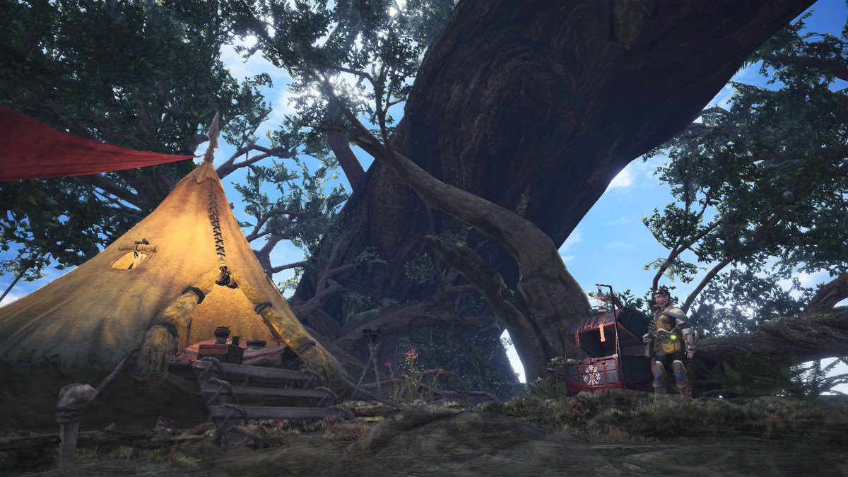 𝕄𝔸𝕂𝕀 Auf Twitter Mhw の風景が綺麗なので 色々とスクショを撮ってみた 古代樹の森は本当に作り込みが凄い Ps4share Mhw
