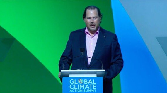 “We need every company to adopt green building standards.” - <a href="/Benioff/">Marc Benioff</a> #GCAS2018 #StepUp2018