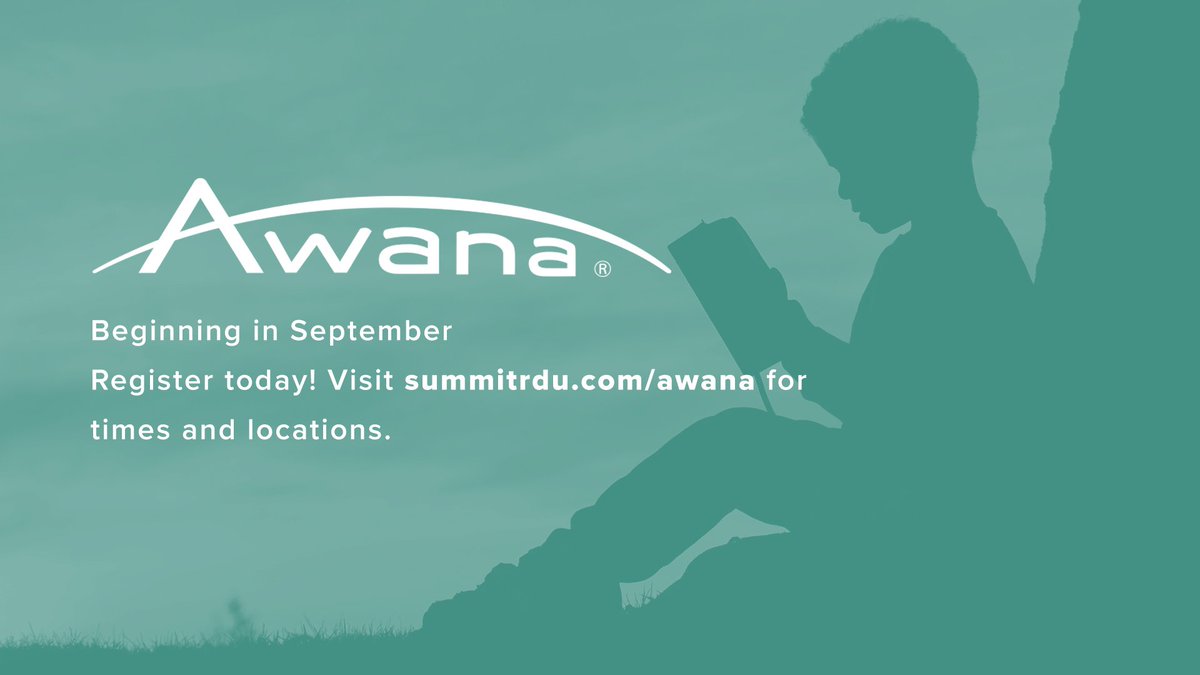 SummitBRC's tweet image. AWANA starts next weekend! Register for the Blue Ridge location today at summitrdu.com/awana.