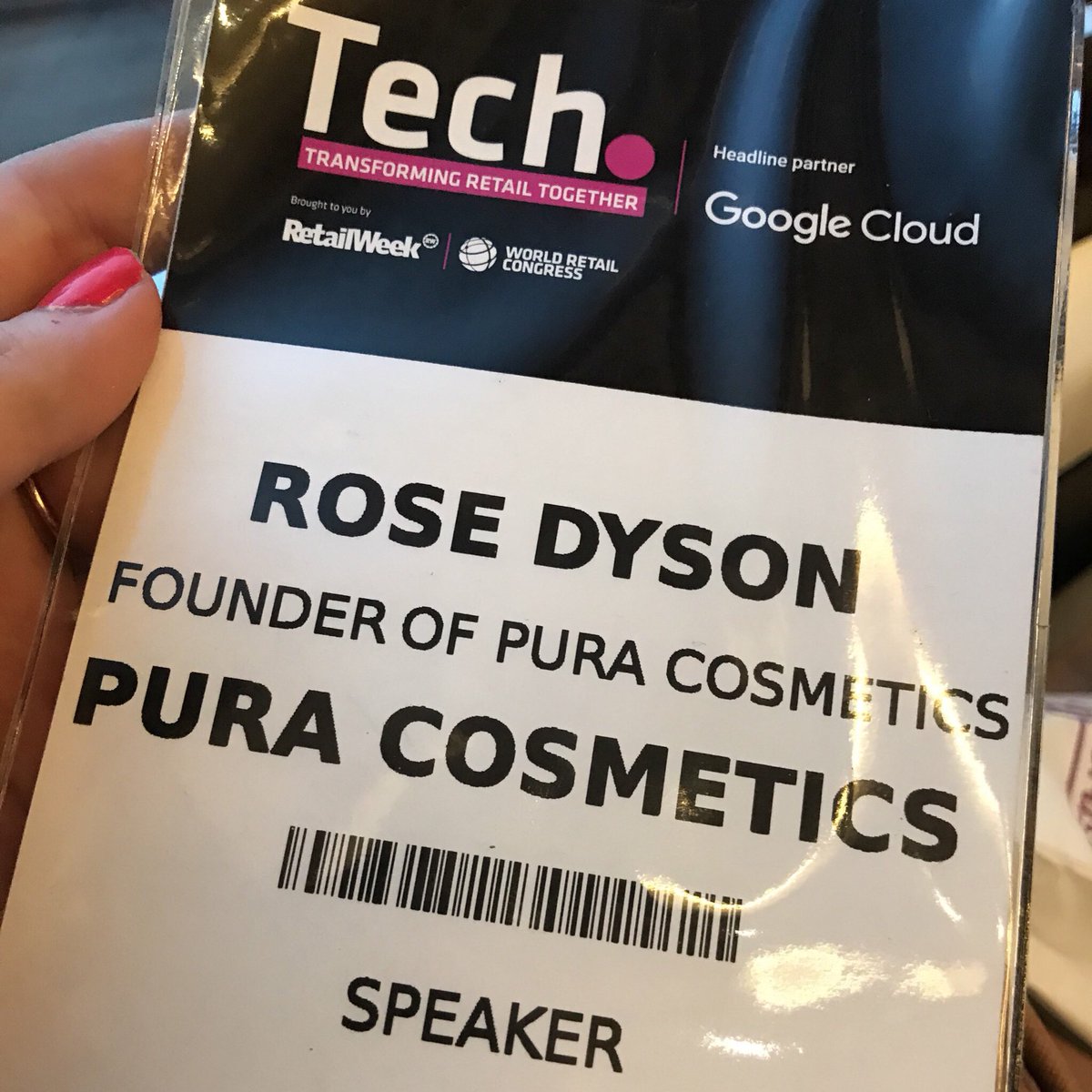 Today I had the pleasure of sharing the @PuraCosmetics story on the Main Stage at Tech. 2018 and taking part on a panel on gen z & teen entrepreneurship alongside the amazing Jenk Oz @iCoolKidGarage & @HarryCKB of Future Labs! Thanks for having us @RetailWeek! #RWTech 🎙