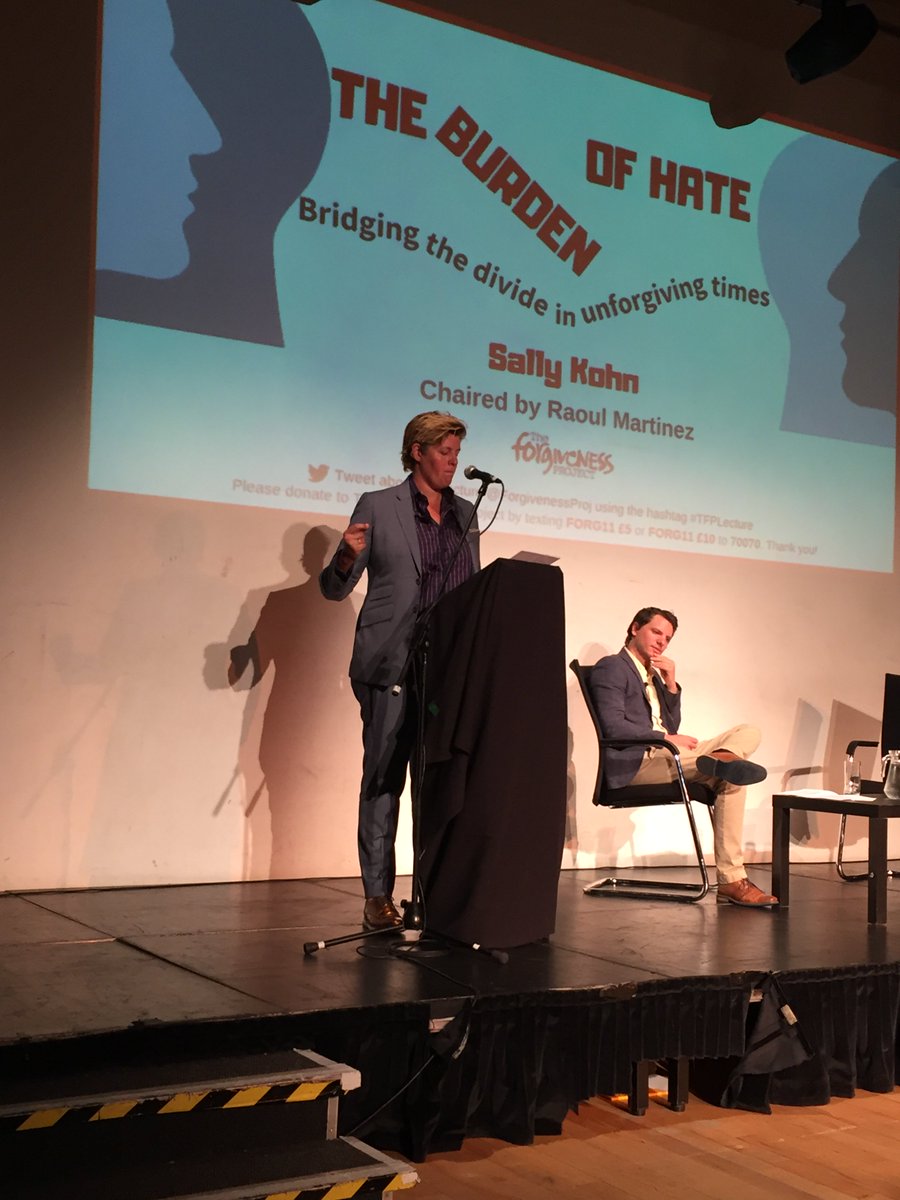 “This paradox is one of the reasons I support The Forgiveness Project — which never preaches or pushes forgiveness, but rather holds the importance forgiveness must play in peace and justice, alongside these tensions.”    #TFPLecture <a href="/TabernacleW11/">The Tabernacle W11</a> <a href="/sally/">sally</a> kohn