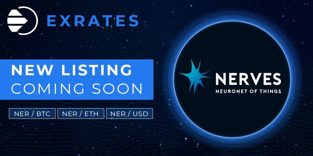 💥Announcement on second exchange listing of Nerves: Exrates

medium.com/nerves-foundat…

#Nerves $NER #Neuronet $BTC $ETH
