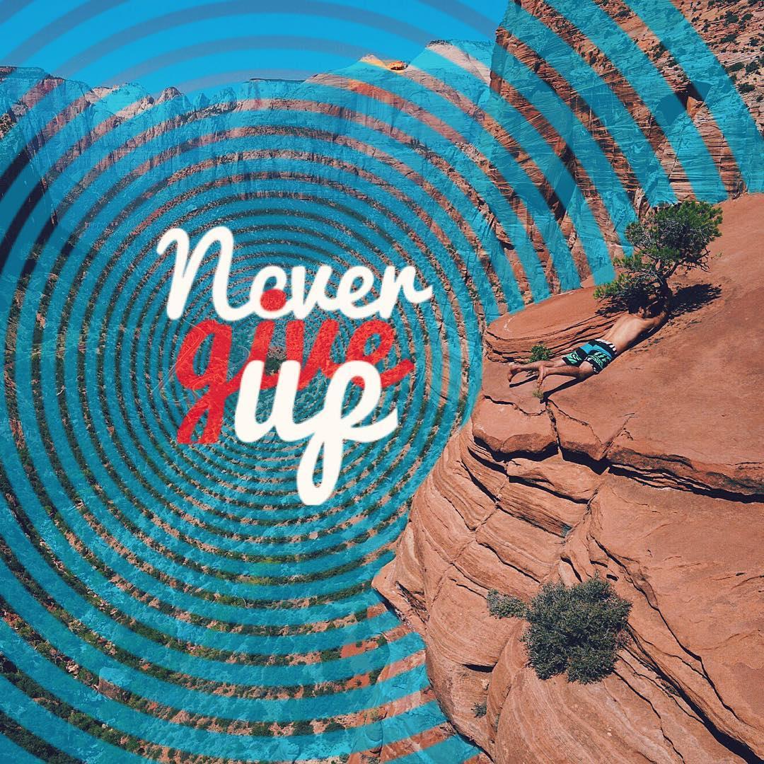 PhotoCandyApp's tweet photo. @thedofdna hanging on for dear life in Zion National Park and reminding you to never give up.  Stay focused, work hard, and most importantly invest in building your skills and character to rise to the top of the mountain.  When the going gets tough that's your opportunity to shin https://t.co/P0Rp5tjZRd