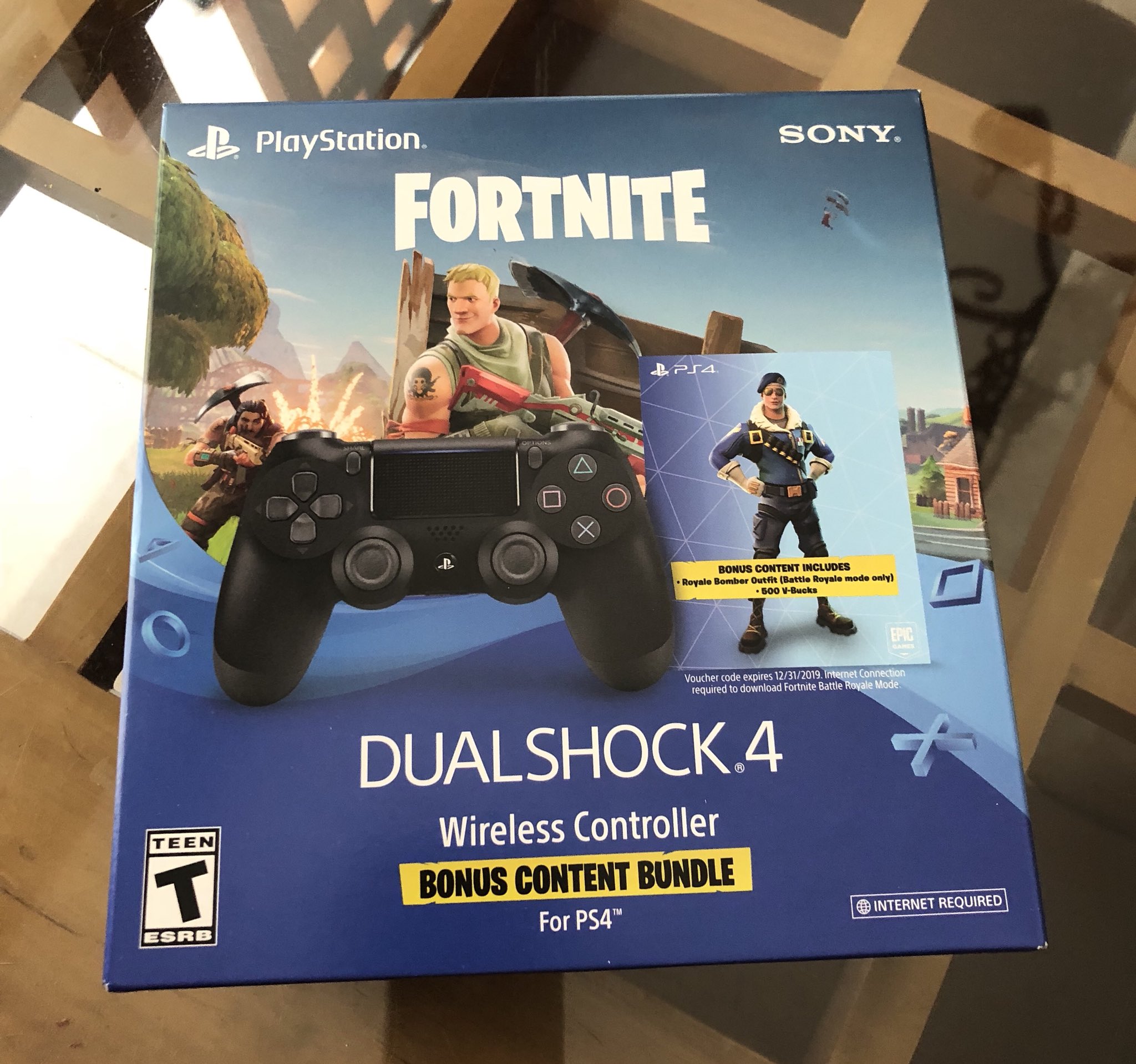 Marz on "I have an extra PS4 Fortnite bundle lying around, comes with the Royale Bomber 👀... 100 likes on this tweet and I'll give it away! https://t.co/bHKcZNduGn" / Twitter