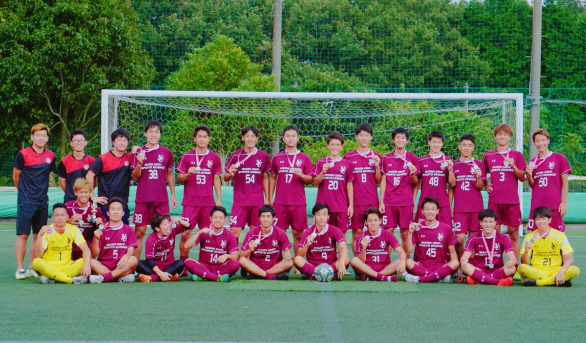 nuss_sancha's tweet photo. 🎌試合結果 🏅オール日大🏅

#オール日大 🥈準優勝🥈しました！！
優勝まであともう少しのところで負けてしまいましたが、最後はみんなステキな笑顔で😉
今大会で引退の3年生もお疲れ様でした！ #NUSS #日大スポ科体育会サッカー部 

https://t.co/VMWUa9ShH6 https://t.co/xKaXr14N7M