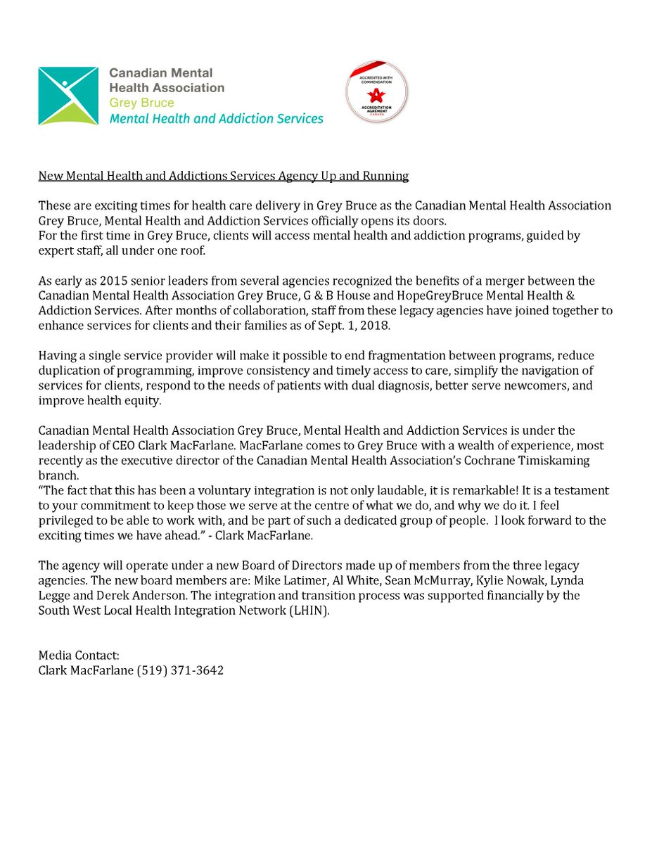 cmhagb's tweet photo. Exciting times for health care delivery in Grey Bruce as the Canadian Mental Health Association Grey Bruce, Mental Health and Addiction Services officially opens its doors. #CMHA100 #GetLoud #Mentalhealth #GreyBruce #owensound #seamless #newboard #erasethedifference https://t.co/92HyOfO6W9