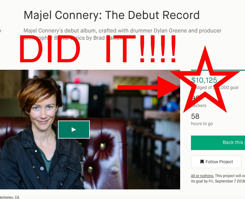 Thank you from the bottom of my heart to everyone who donated to my Kickstarter! Money = MUSIC.