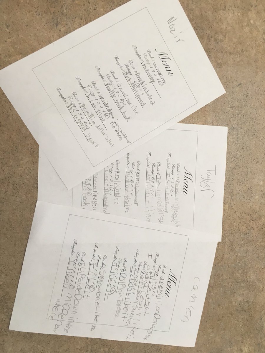 lizmormanlt's tweet photo. Ss in Ms. Carter’s 5th grade class participated in a book tasting! @misscarter5th @4KristenEnglish @MTringone @anselbrian2014 @wcpsmd @NTarkanick #385Pride #gettingtoknowyourreaders https://t.co/n6lU58GIhf