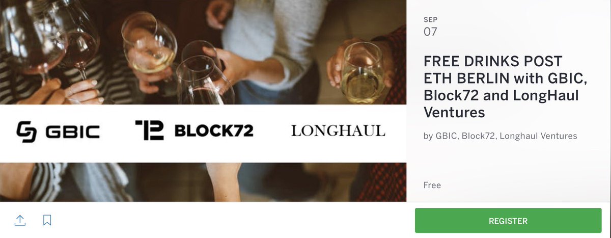 OfficialBlock72's tweet photo. Check out our small gathering with Columbus VC, GBIC, Block72 and LongHaul Ventures in Berlin 🍾 https://t.co/SaxQwYNyQC @EventbriteUK #block72 #cryptoevent #block72events https://t.co/tT1MKIQhvx