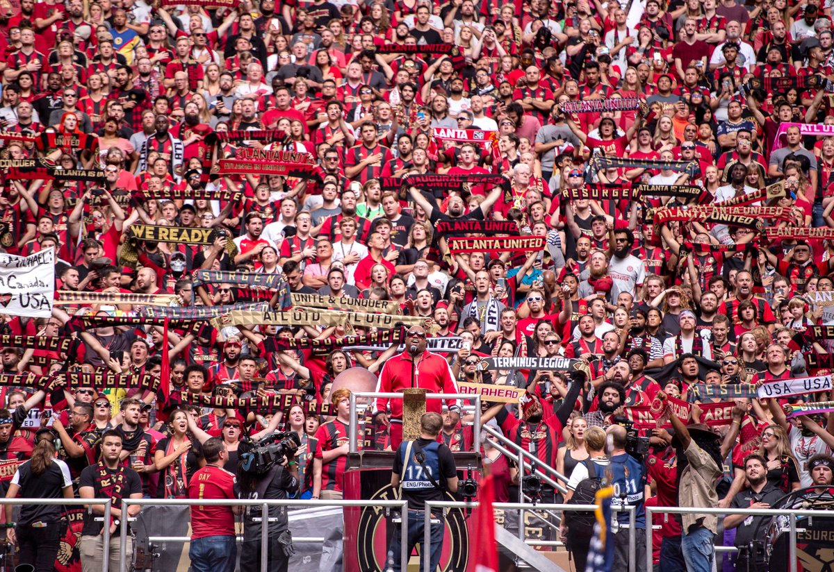 ATLUTD's tweet photo. Get those Scarves Up Atlanta!

RT this tweet and use #ScarvesUp to raise $5 for @COGorg!

Let's join together to #KickChildhoodCancer https://t.co/15QbEsDRmo