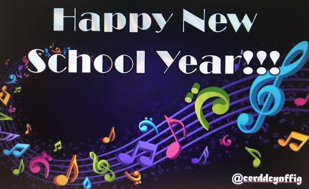 cerddcynffig's tweet photo. Croeso!! Welcome back - I hope you’re looking forward to an exciting year in the Music &amp; Drama Departments!!! 🎼🎭🎤🎬 #cynffigcomp #cynffigcomprehensive https://t.co/wI9b2F2u80