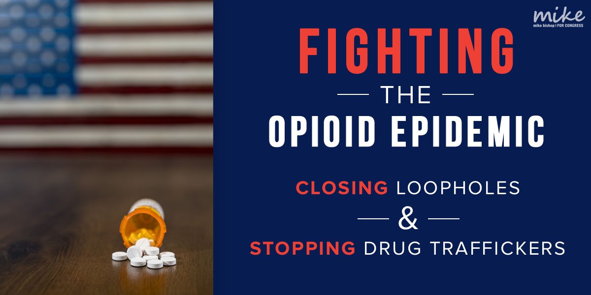 Earlier this summer, the House passed my bi-partisan #STOPAct that will fight the influx of fentanyl in our communities and help turn the tide in the Opioid Crisis.