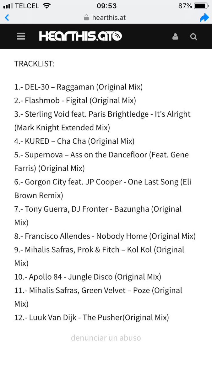 Djvictorcervant's tweet photo. #Flashmob #MarkKnight #Kured #Supernova #GeneFarris #GorgonCity #EliBrown #DjFronter #FranciscoAllendes #MihalisSafras #ProkAndFitch #Apollo84 #GreenVelvet #Del30 #LuukVanDijk #RadioShow035 #Freedownload #Tech
https://t.co/5Jcc8fAs6a https://t.co/08qUjrOV1B