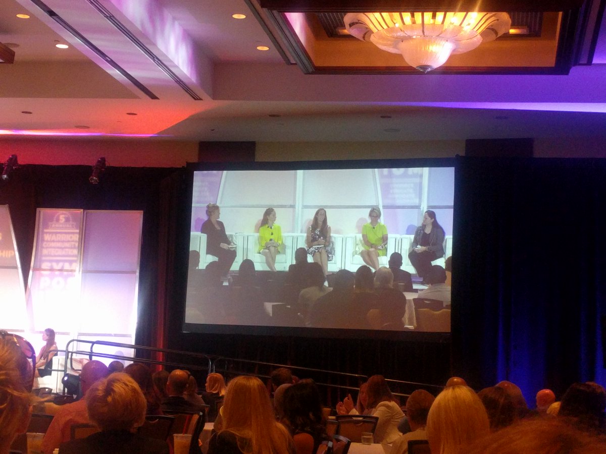 "Diversity is not the number of diverse people in the room. It's enabling those people to share their authentic perspectives." - <a href="/mb_bruggeman/">Mary Beth Bruggeman</a>, VP of <a href="/missioncontinue/">The Mission Continues</a>. Great panel about serving women #veterans at #WarriorSymposium18