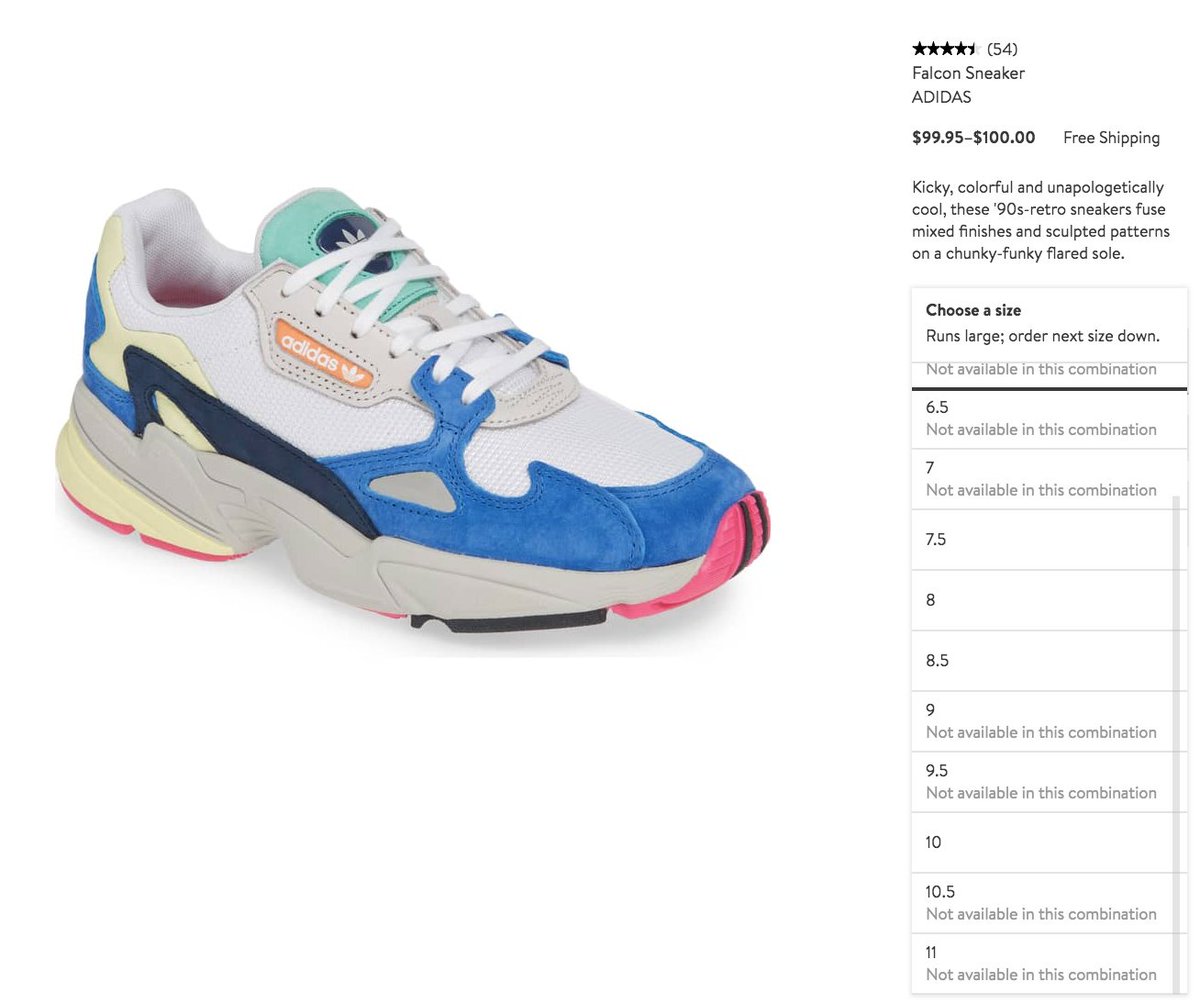 nordstrom adidas falcon