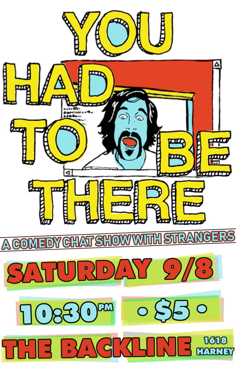 YHTBT is back this Saturday at <a href="/the_backline/">The Backline</a>! Get tickets now at www-backlinecomedy-com.seatengine.com/shows/84992