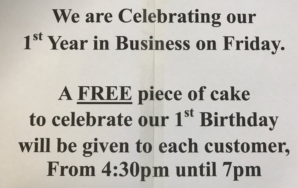 Tomorrow is a year since I opened the shop. As a small celebration I am giving a small price of cake to every customer (with a purchase) between 4:30 and 7pm while it lasts. 
Thank you to you all for your support.