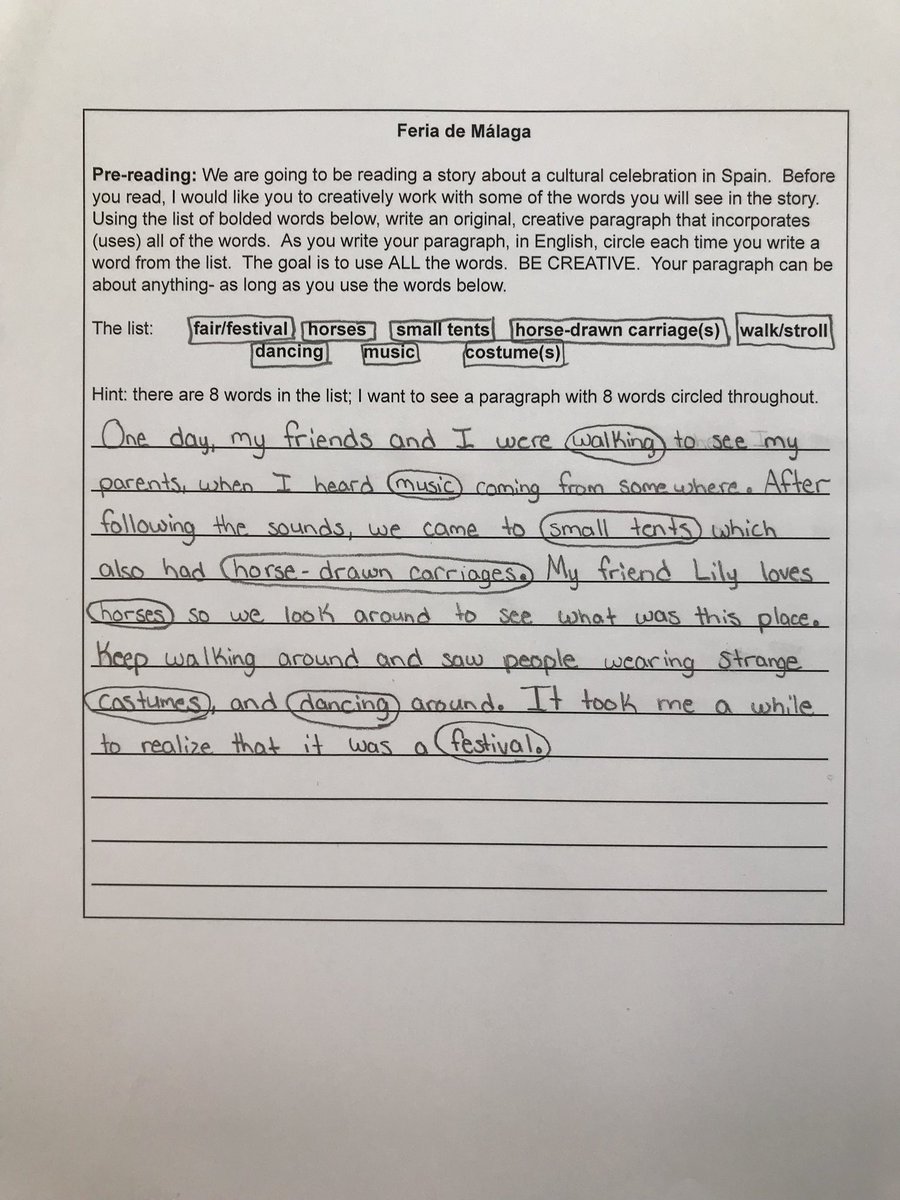 MHSWorldLang's tweet photo. Practicing brainstorming and creative strategies with our @PennLitNetwork BDA word splash. Stay tuned for the continuation of this lesson in our interactive notebooks! #MHSPowerofOne https://t.co/f2N5gR0dPF