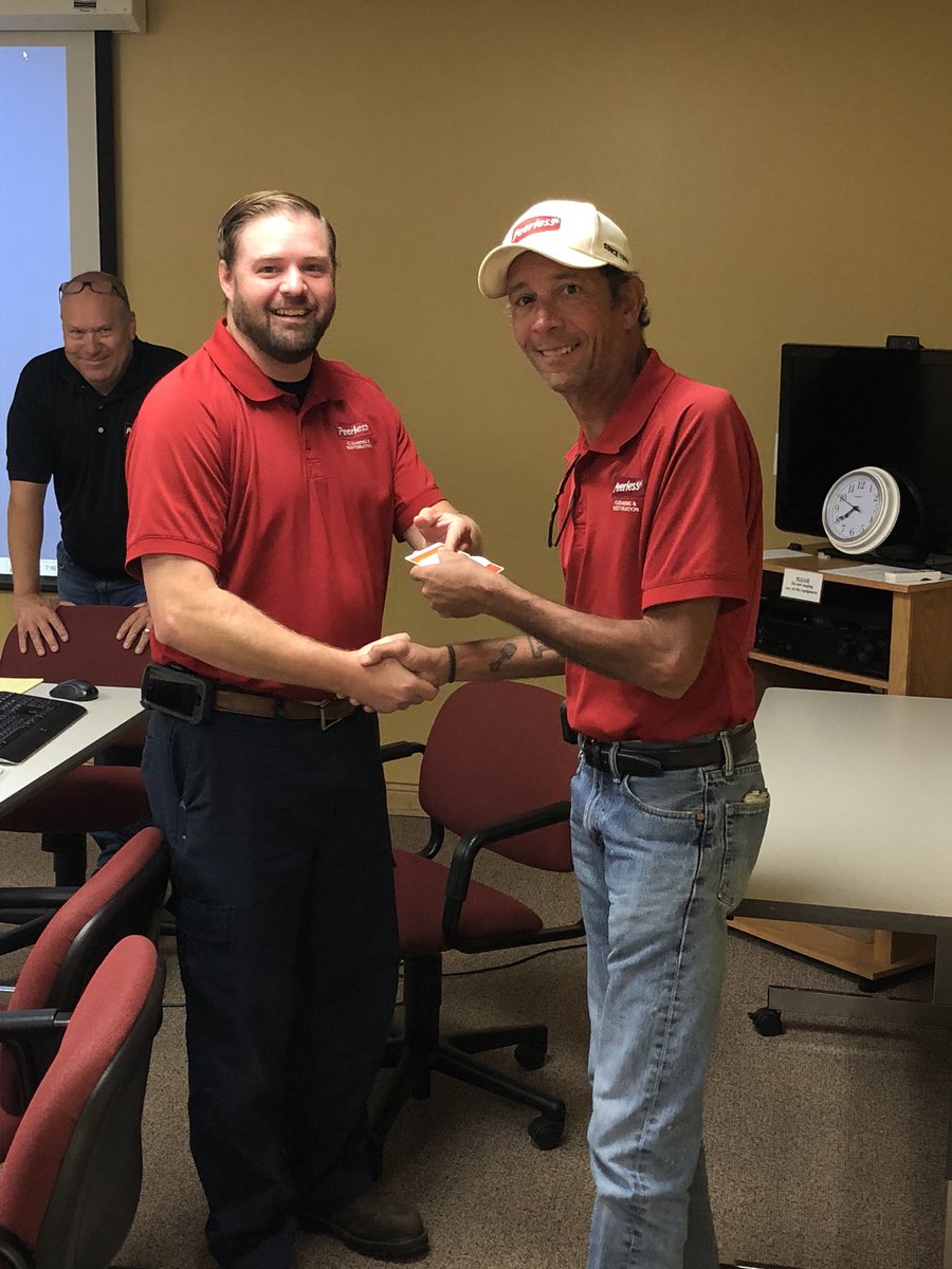 PeerlessRestore's tweet photo. Congratulations to our technicians for completing their WET exam from the @reetsdrying. @PeerlessRestore is always making sure our technicians are trained on the industry standards! #waterdamage #waterrestoration #employeeeducation #reets #training https://t.co/WXonXwRiR1