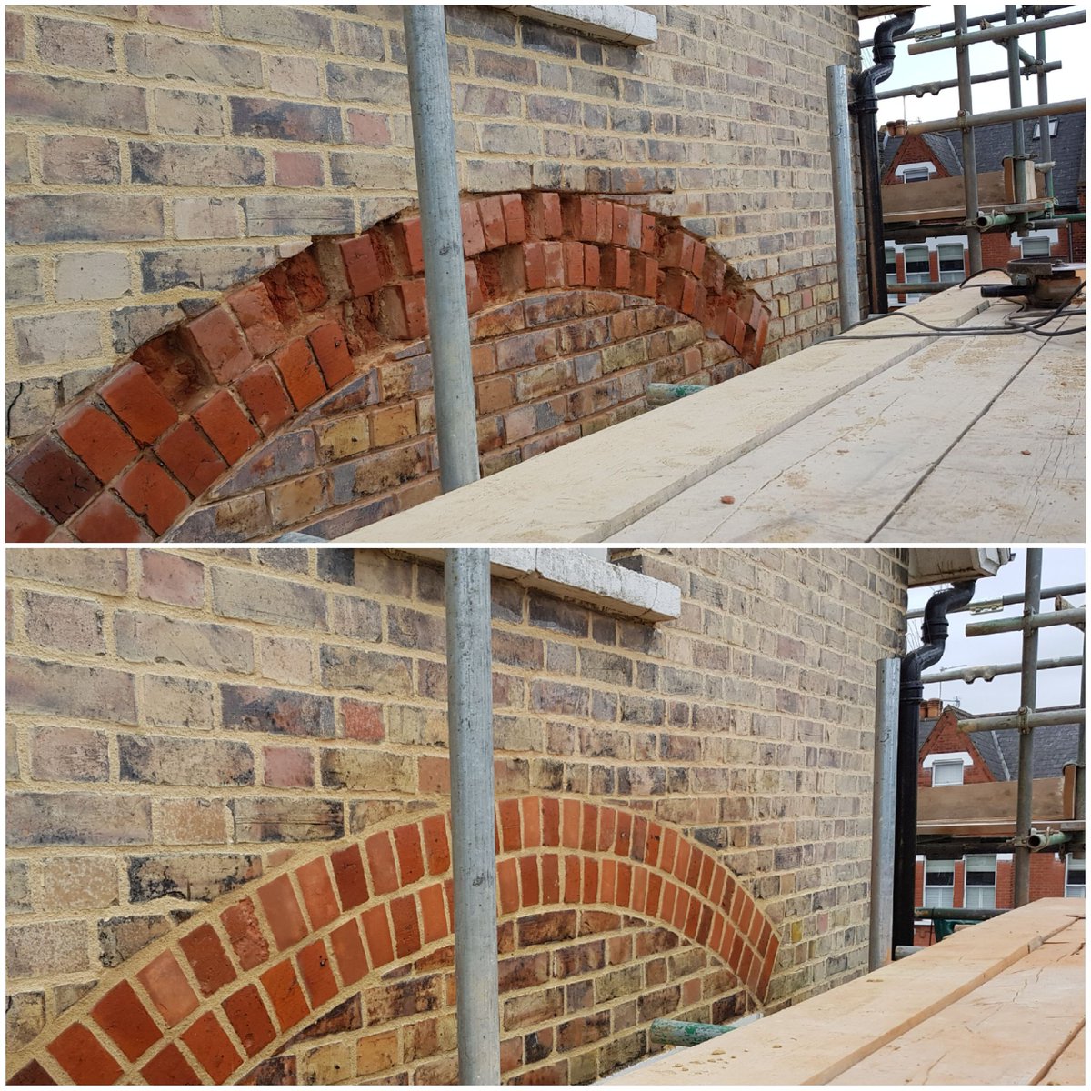 We've just finished working on this beautiful beckenham home.
Brick cleaning, brick repairs, lime pointing and patio installation.
