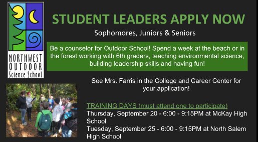 Great Opportunity for Community Service!