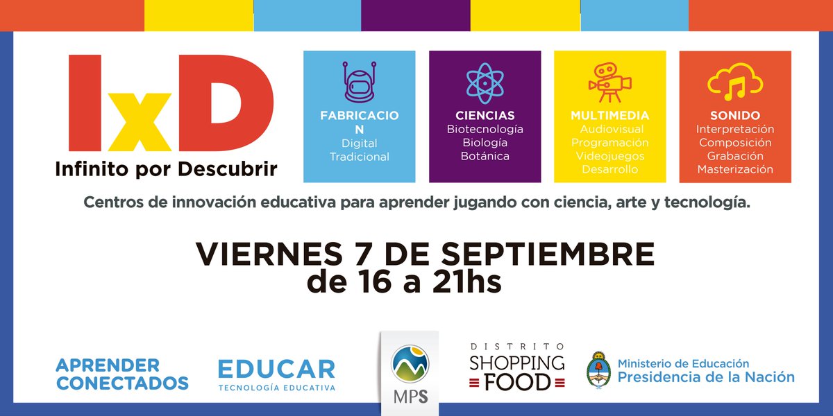 MendozaShopping's tweet photo. Mañana! Nos visita el laboratorio móvil del #MinisterioDeEducación!
Te esperamos desde las 16hs en el #distritoshoppingfood! https://t.co/9y7hg4D75Y