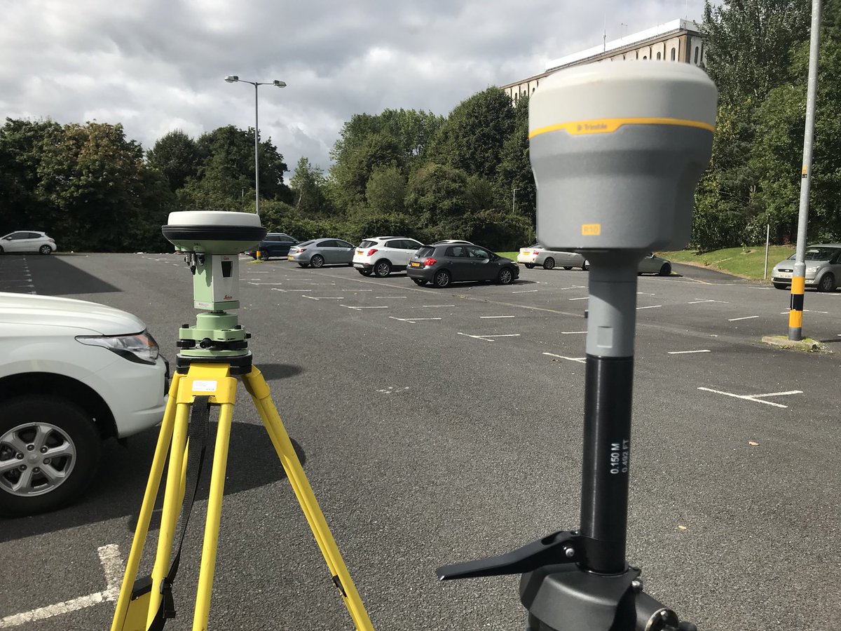 KOREC_Fran's tweet photo. Got myself a ringside seat for the #Trimble versus #Leica FastStatic showdown! @KORECGroup https://t.co/n0XjjwaD4t