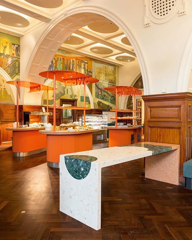 Diespeker_uk's tweet photo. A grand table for a grand space. We created a number of bespoke tables and worktops for the Royal Academy of Art in collaboration with @transitstudiouk and @lotstudiolondon 📸 @agnesesanvito
#terrazzo #marble #conglomerate #stone #marbletable #terraz… https://t.co/ZY7x9ZI4IG https://t.co/QQ0i0B47WY